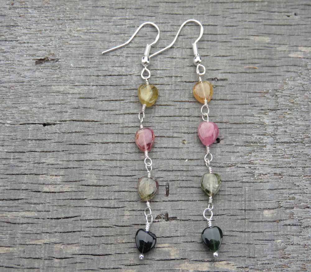 Sunrise Chandelier Tourmaline Earrings